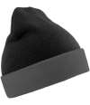 RC930X Result Recycled Compass Beanie Black / Grey colour image